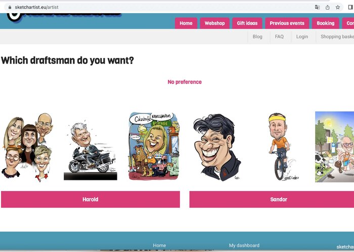 Hoe kun je een karikatuur bestellen? Karikatuur